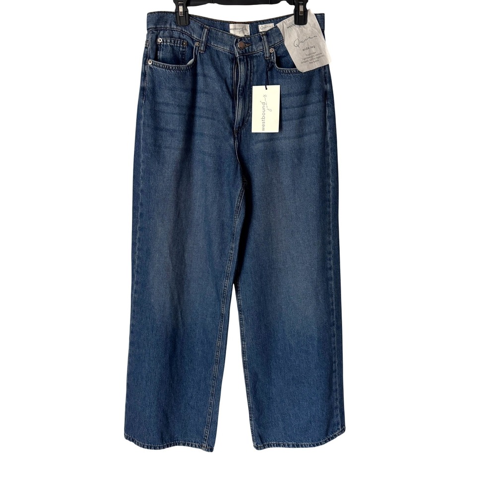 Westbound Women Quinn High Rise Wide Leg Denim Jeans Size 12R